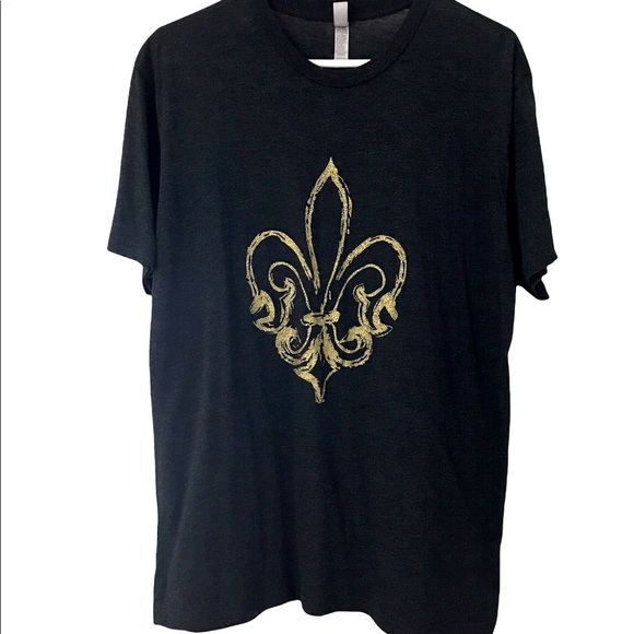 Fleurty Girl Tops - Fleurty Girl Flur de Lis T shirt*L*